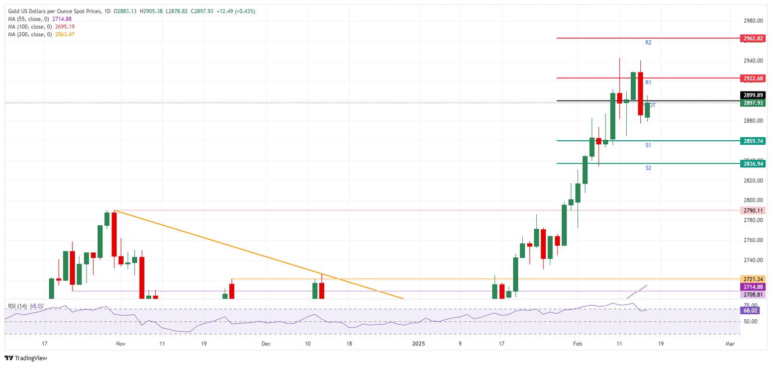 XAU/USD: Daily Chart