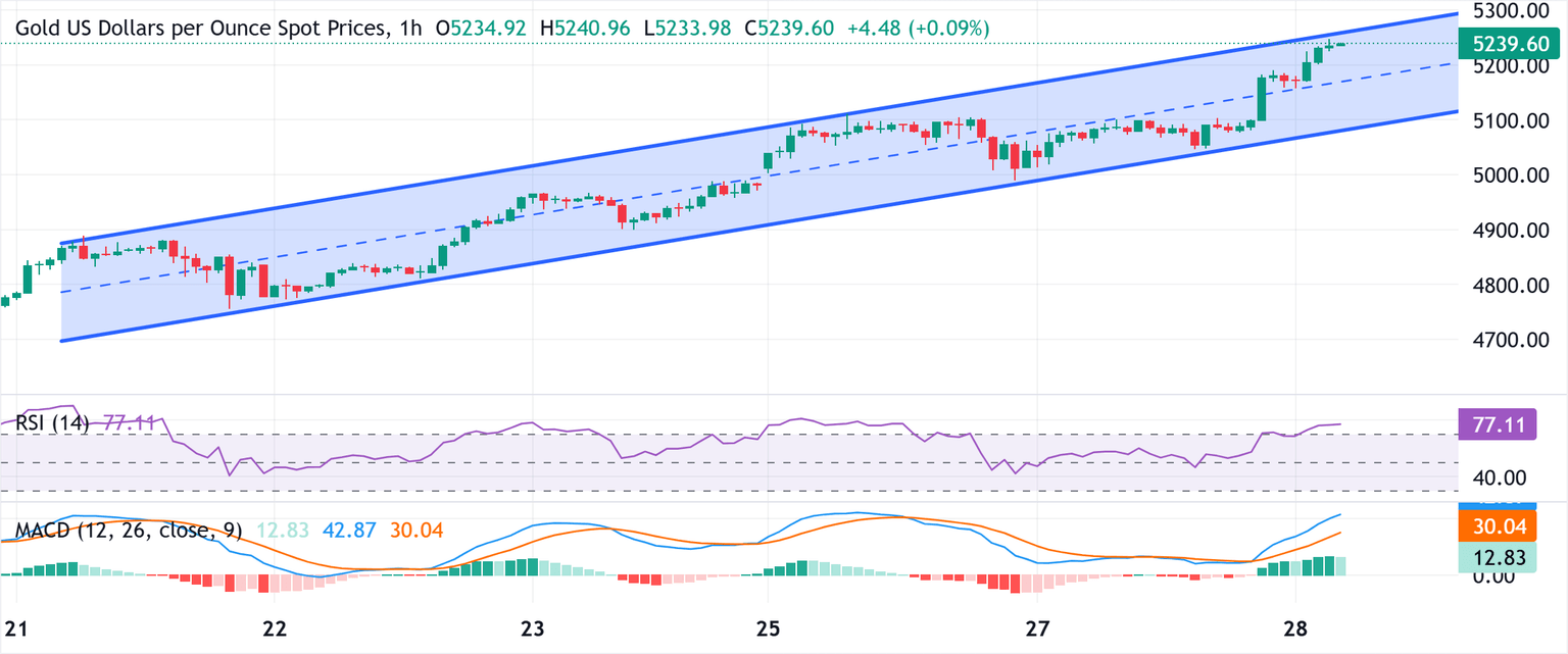 Análisis del gráfico XAU/USD