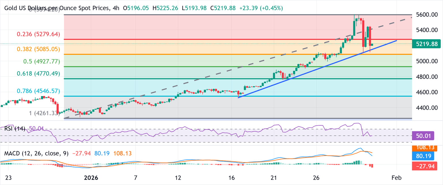 Análisis Gráfico XAU/USD