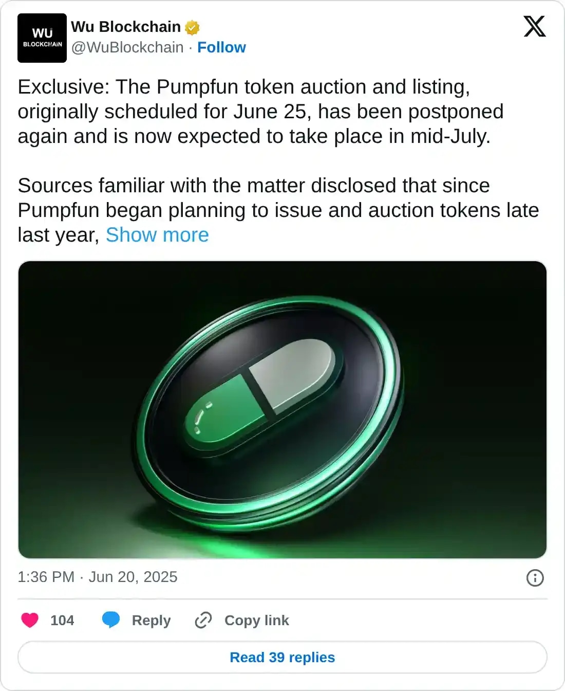 https://twitter.com/WuBlockchain/status/1936055496743833965