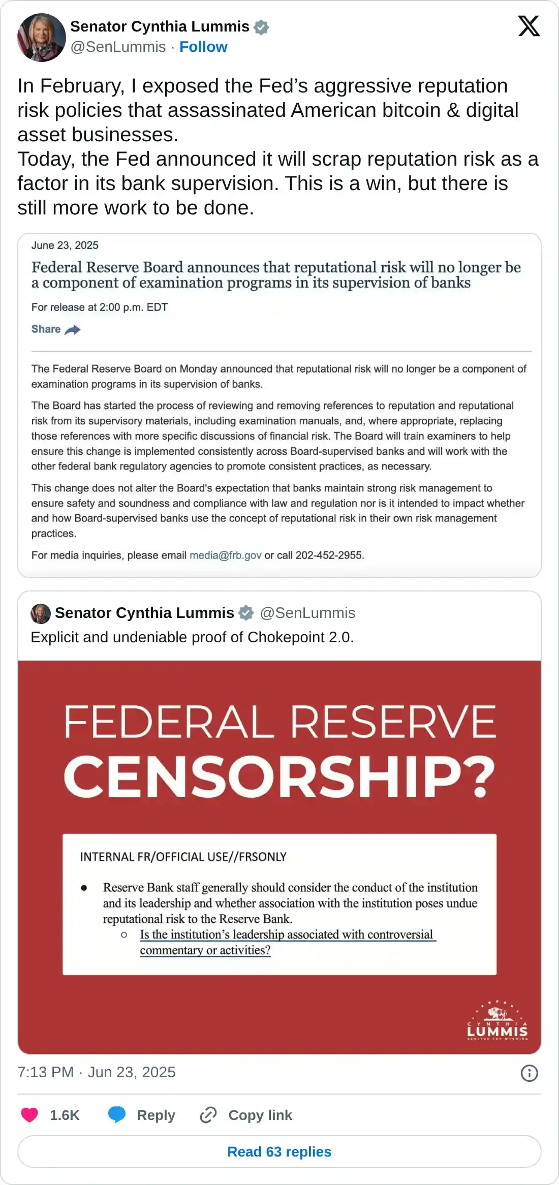 https://twitter.com/SenLummis/status/1937227567238455572