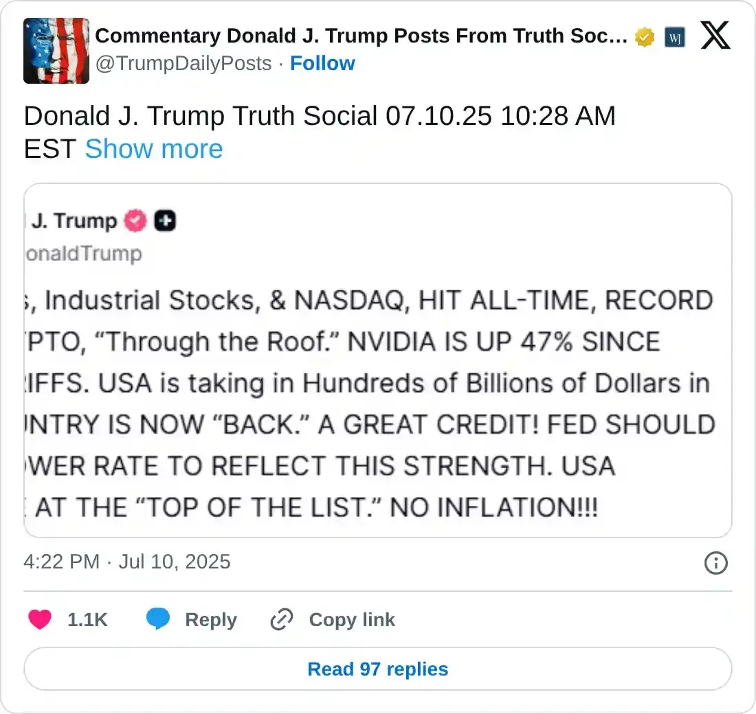 https://twitter.com/TrumpDailyPosts/status/1943344978781999183
