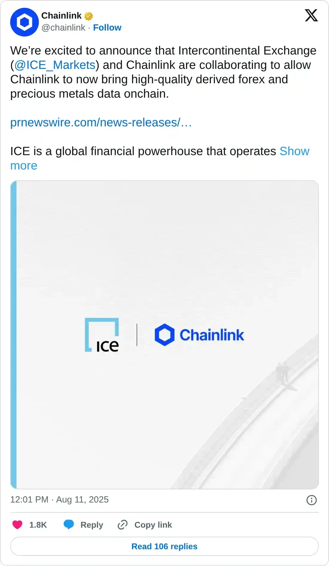 https://twitter.com/chainlink/status/1954875841717936260