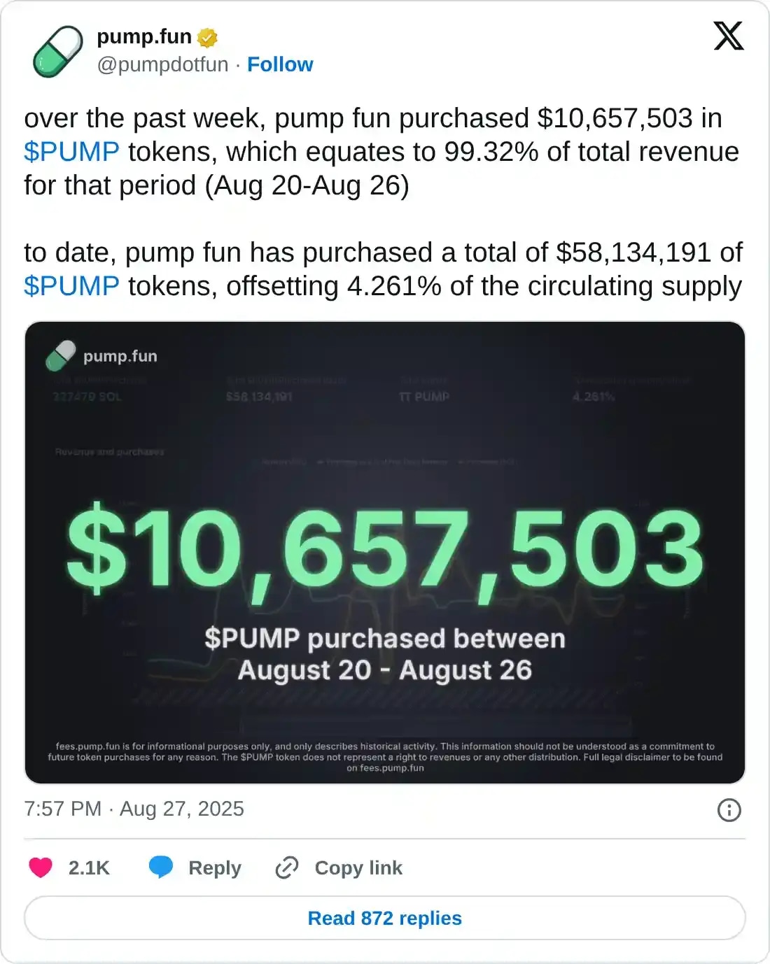 https://x.com/pumpdotfun/status/1960793858180010092