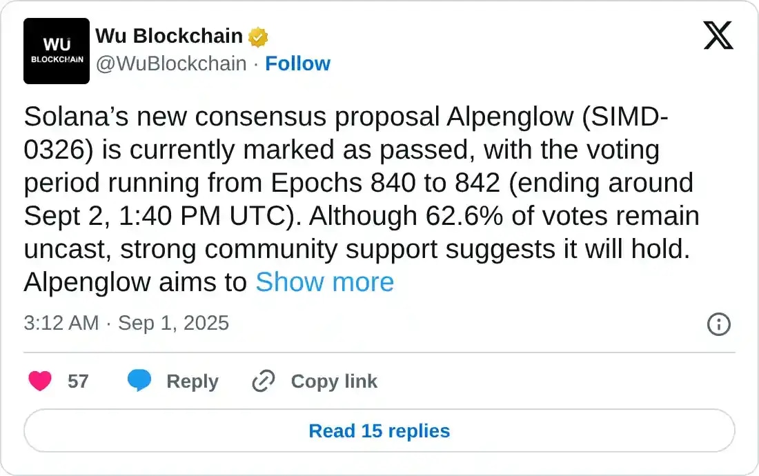 https://twitter.com/WuBlockchain/status/1962352826304311457