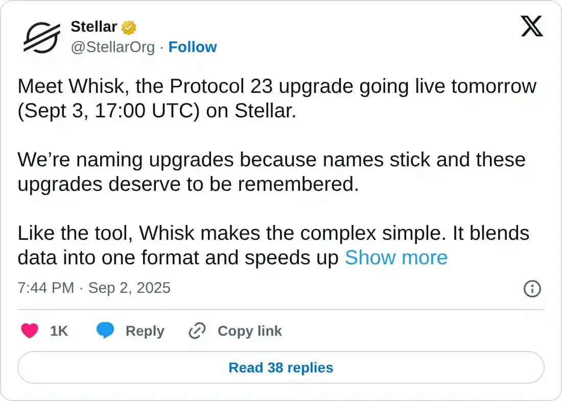 https://x.com/StellarOrg/status/1962964777090658668