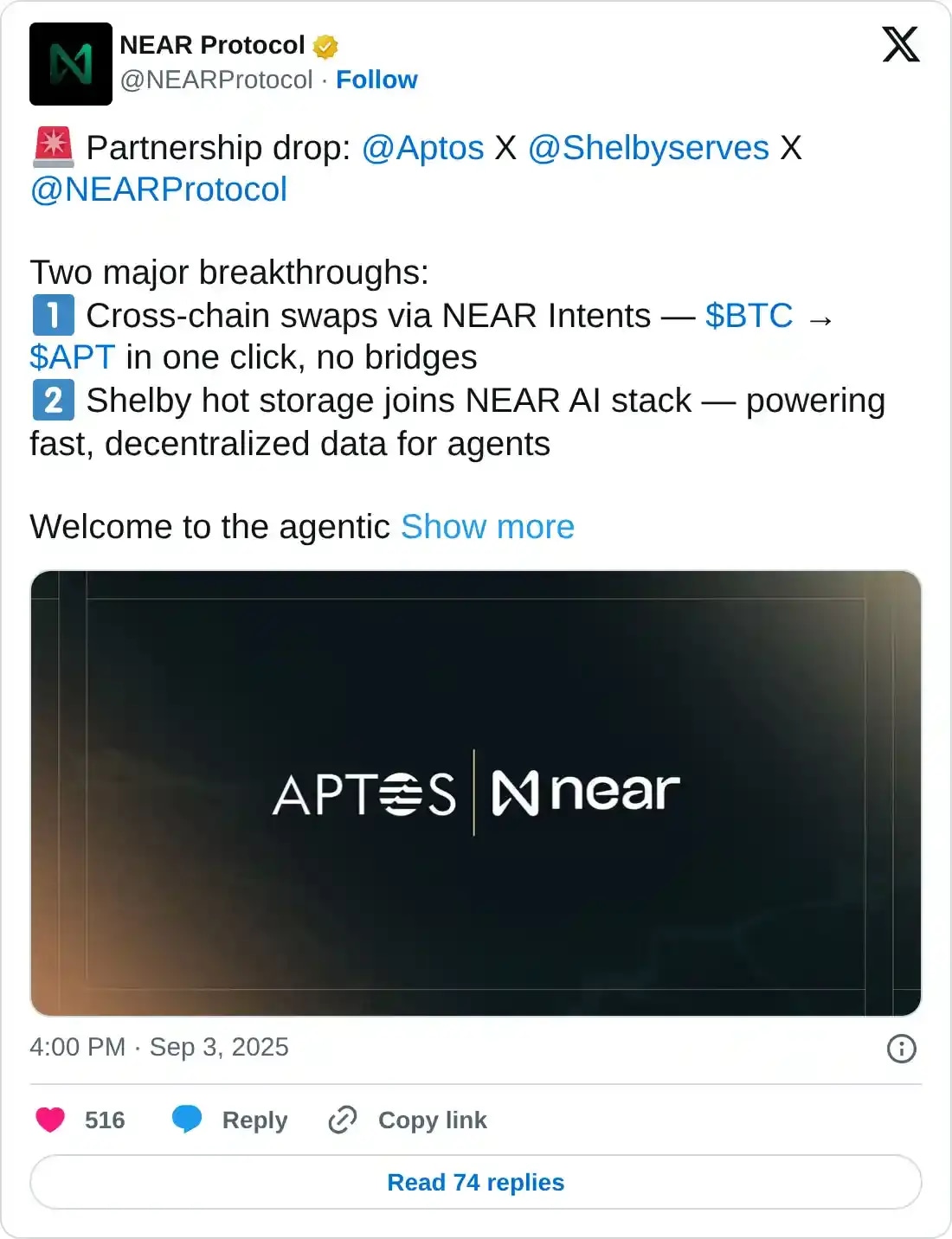 https://x.com/NEARProtocol/status/1963270788603052510