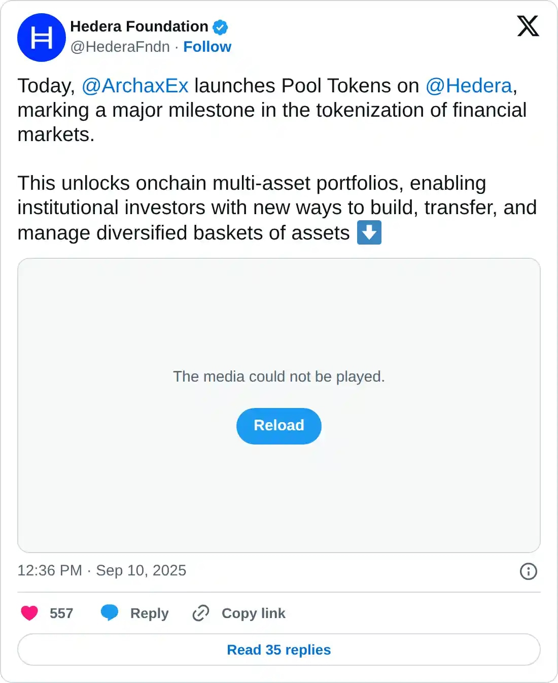 https://twitter.com/HederaFndn/status/1965756366691402116