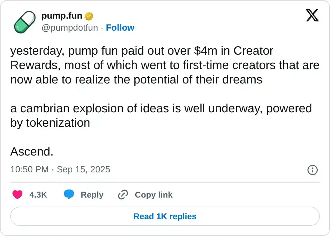 https://x.com/pumpdotfun/status/1967722824442974709