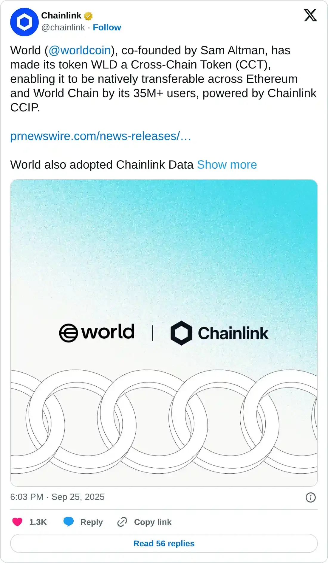 https://x.com/chainlink/status/1971274452974387236