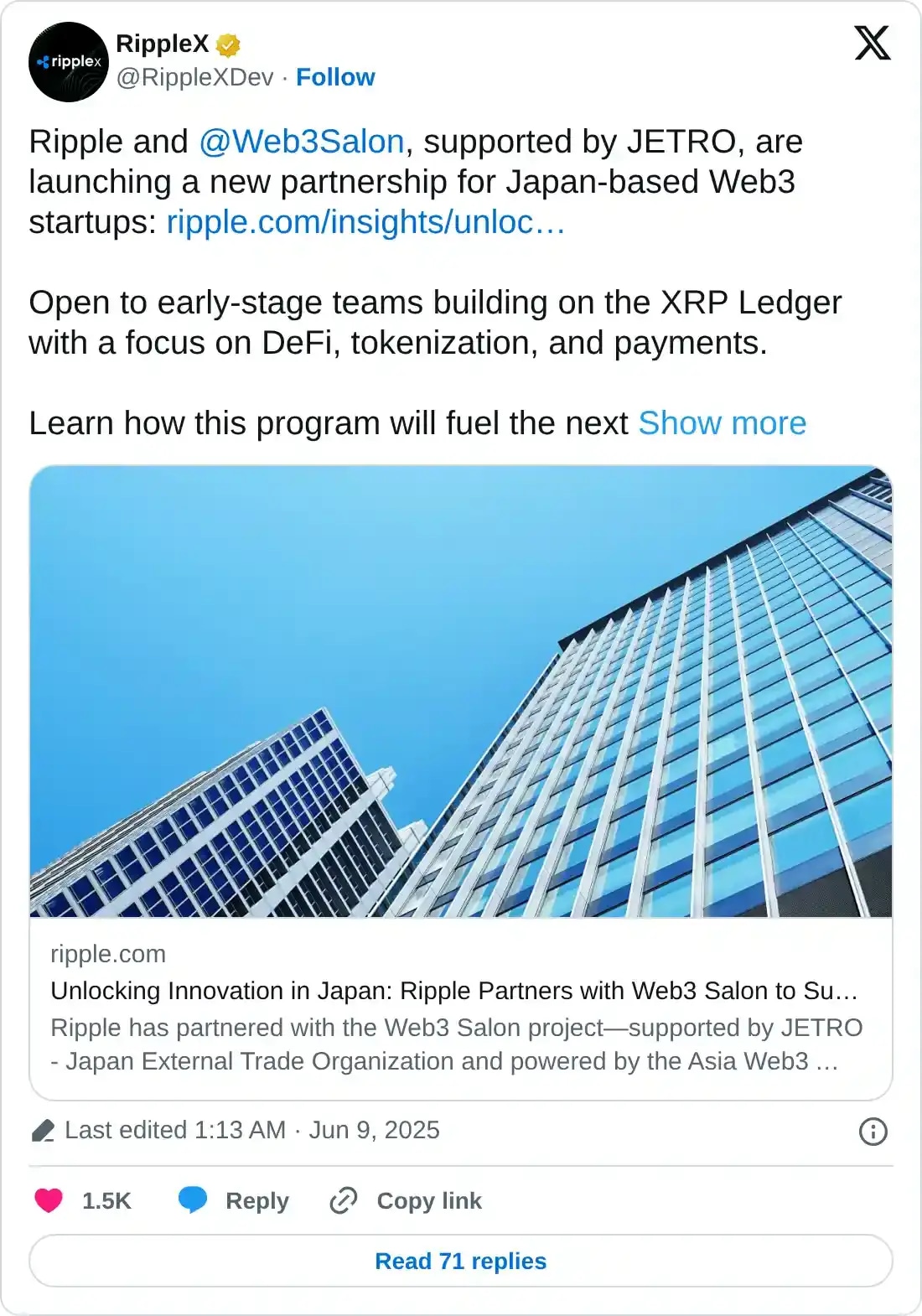 https://twitter.com/RippleXDev/status/1931882285265252593