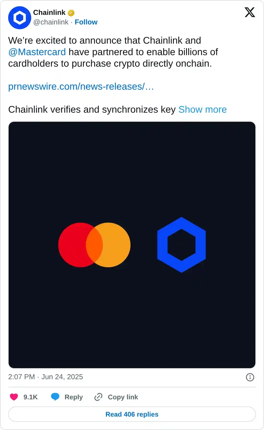 https://twitter.com/chainlink/status/1937512981064974756