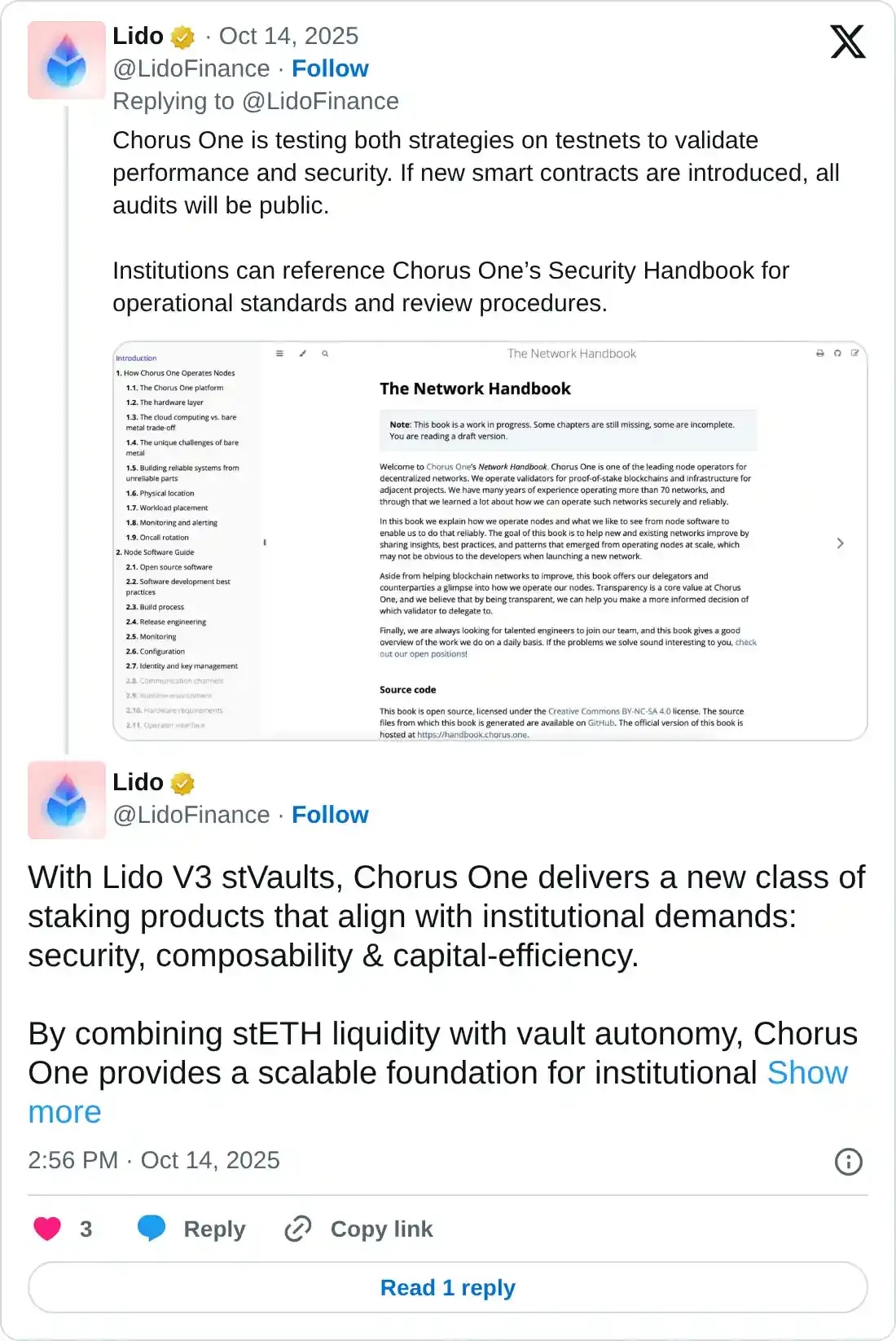 https://x.com/LidoFinance/status/1978112580968149010