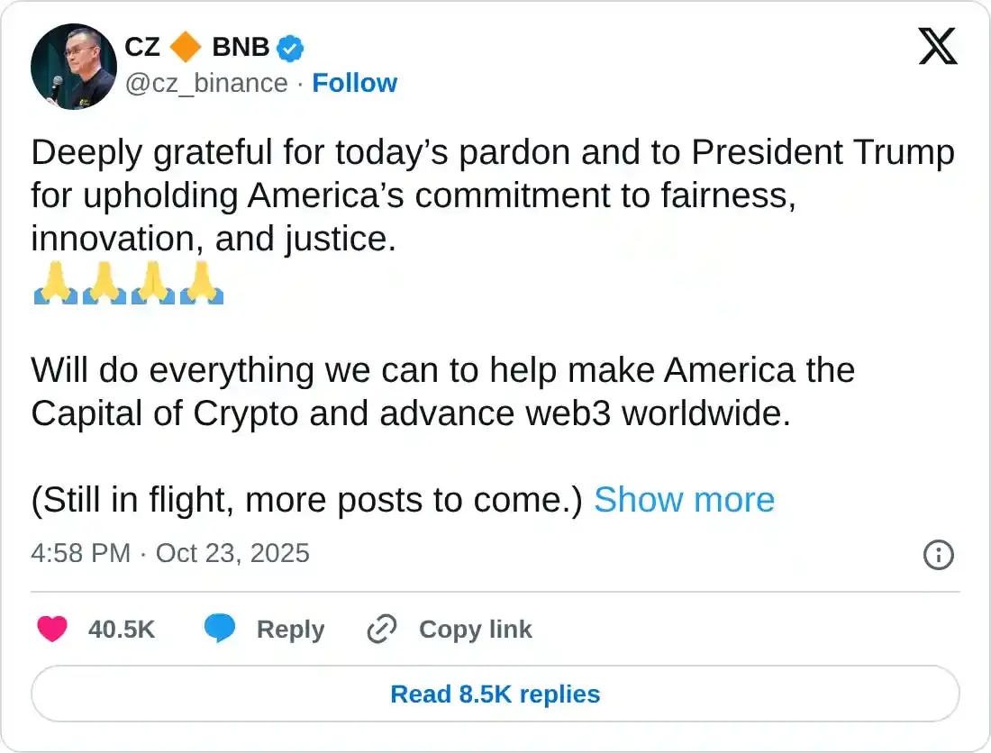 https://twitter.com/cz_binance/status/1981404850832494666