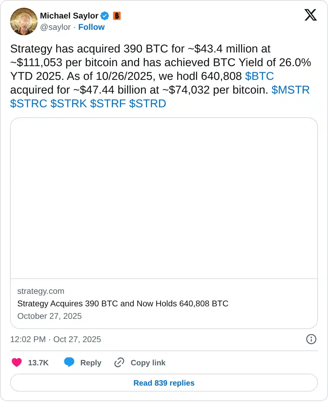 https://twitter.com/saylor/status/1982779998609293775