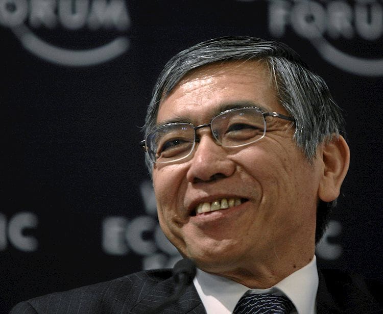 BoJ: Kuroda dice que llevarán a cabo una política monetaria adecuada para lograr el objetivo de inflación del 2%