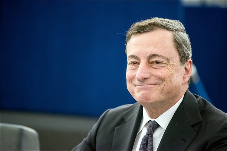 Draghi: "El comercio mundial ha enfrentado vientos en contra en los últimos años"