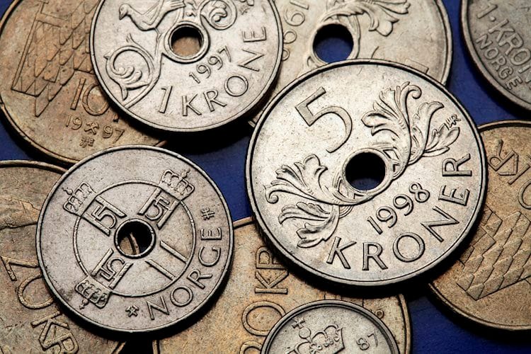 EUR/NOK rebota alejándose de mínimos de 4 semanas cerca de 10.0500