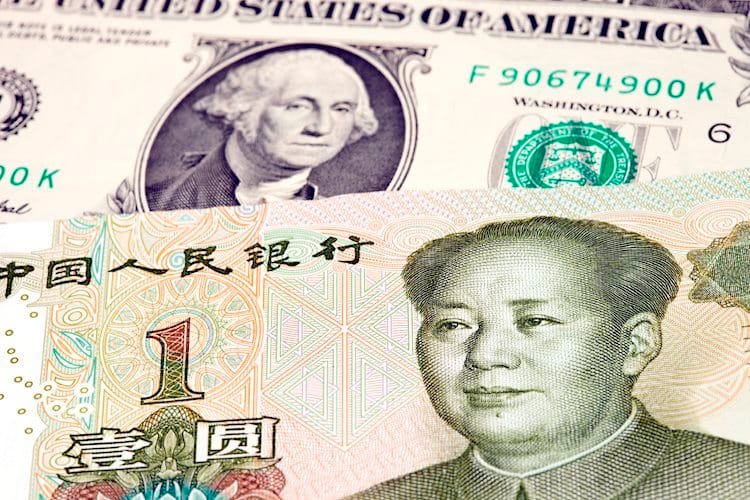 El PBoC fija el tipo de referencia del USD/CNY en 7.1250 frente a 7.1390 anterior