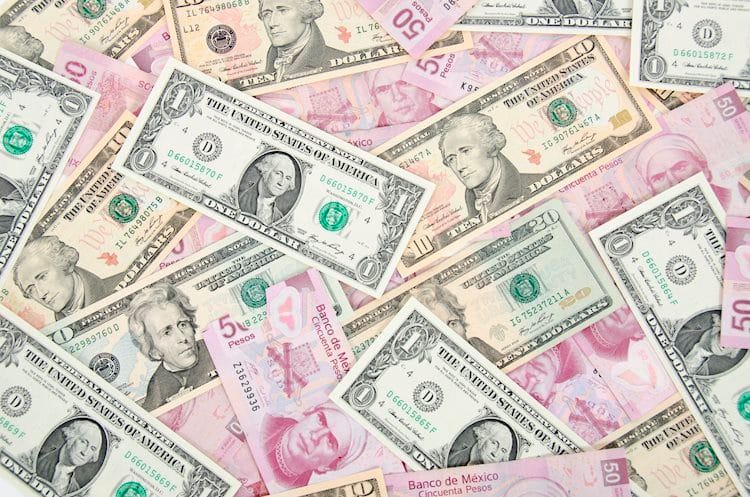 USD/MXN recorta pérdidas mientras las NFP estadounidenses superan las estimaciones, el Peso mexicano se mantiene estable