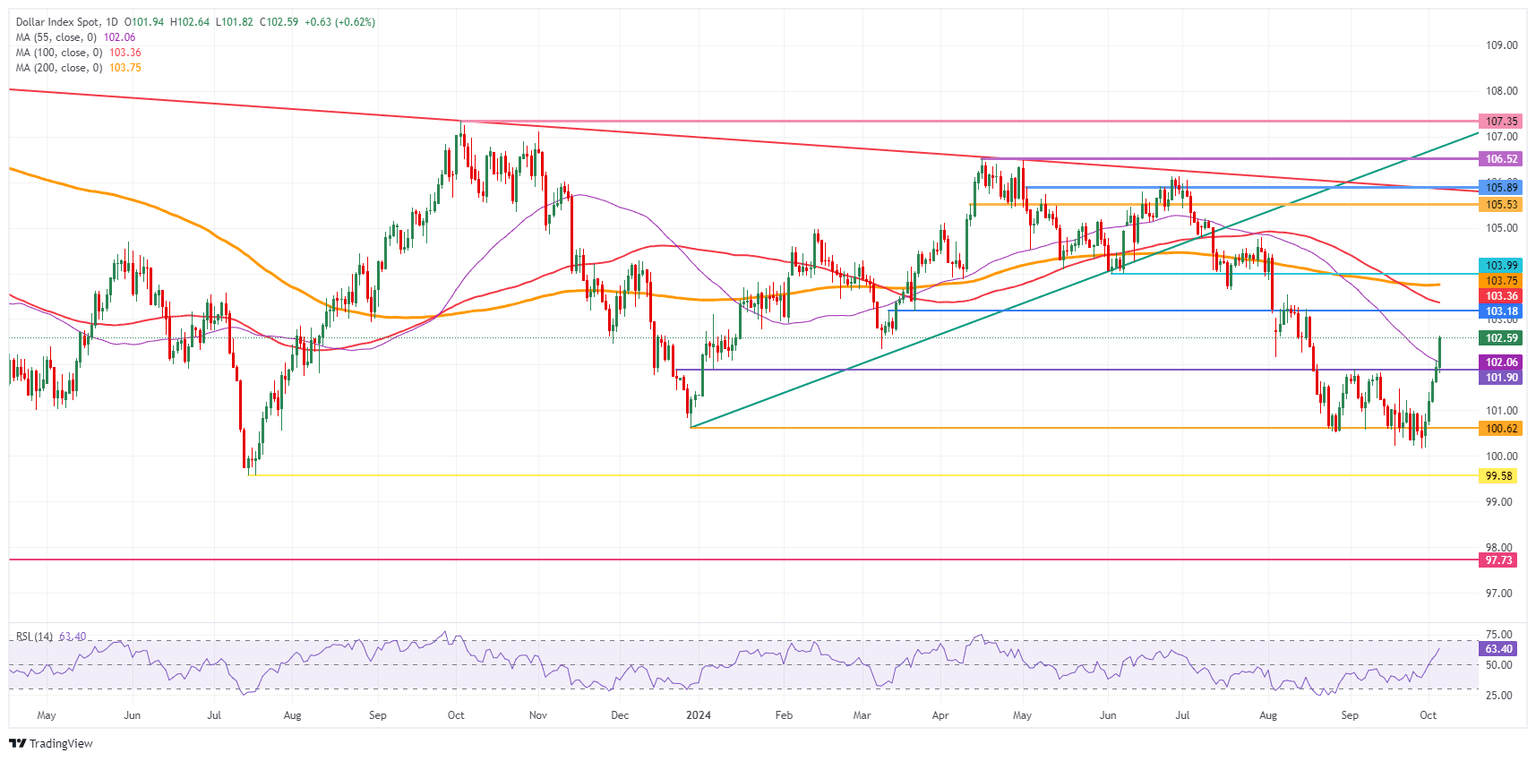 US Dollar Index: Daily Chart
