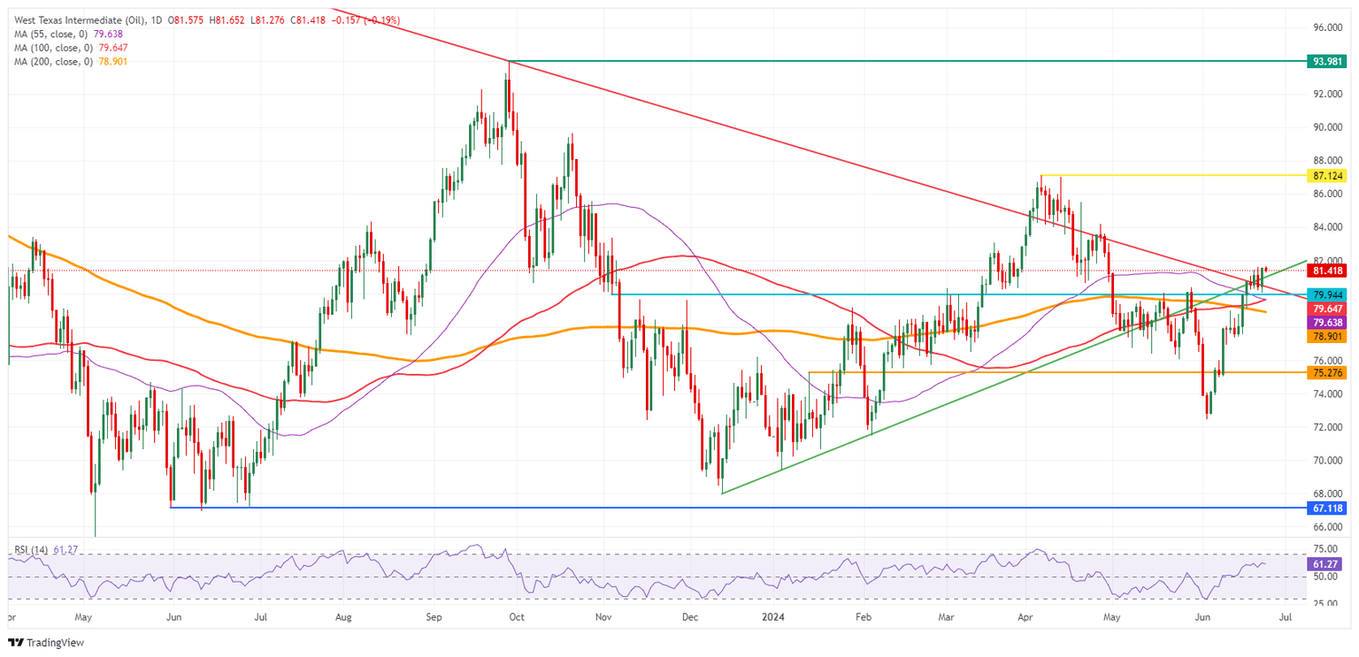 US WTI Crude Oil: Daily Chart